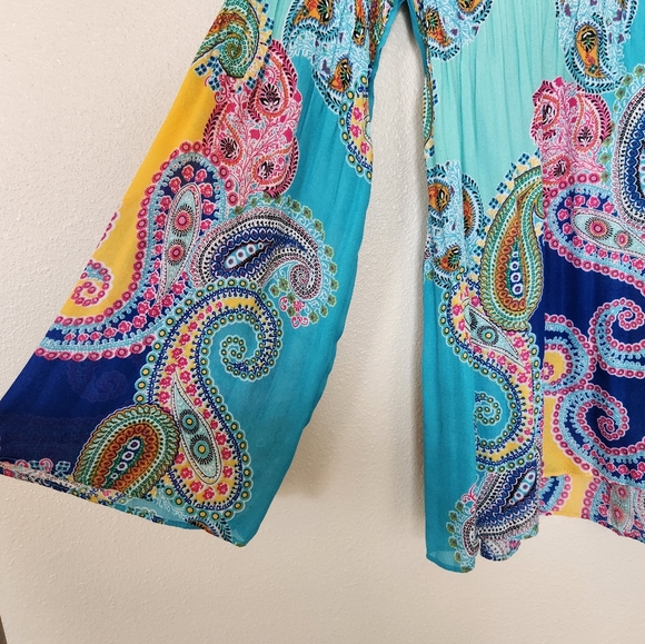 Melissa Paige Long Sleeve Pleated Blouse - Picture 2 of 5